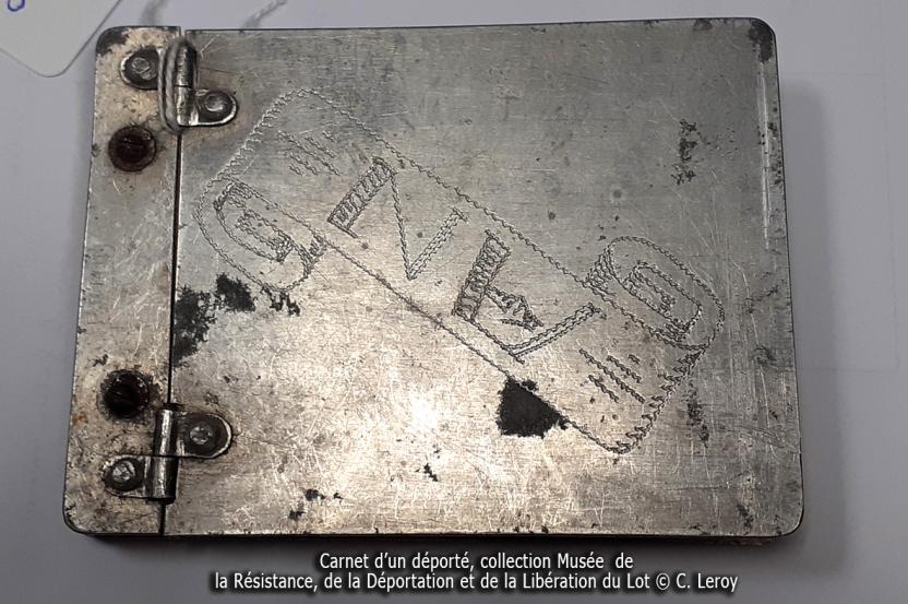 Carnet d’un déporté, collection Musée de la Résistance, de la Déportation et de la Libération du Lot © C. Leroy